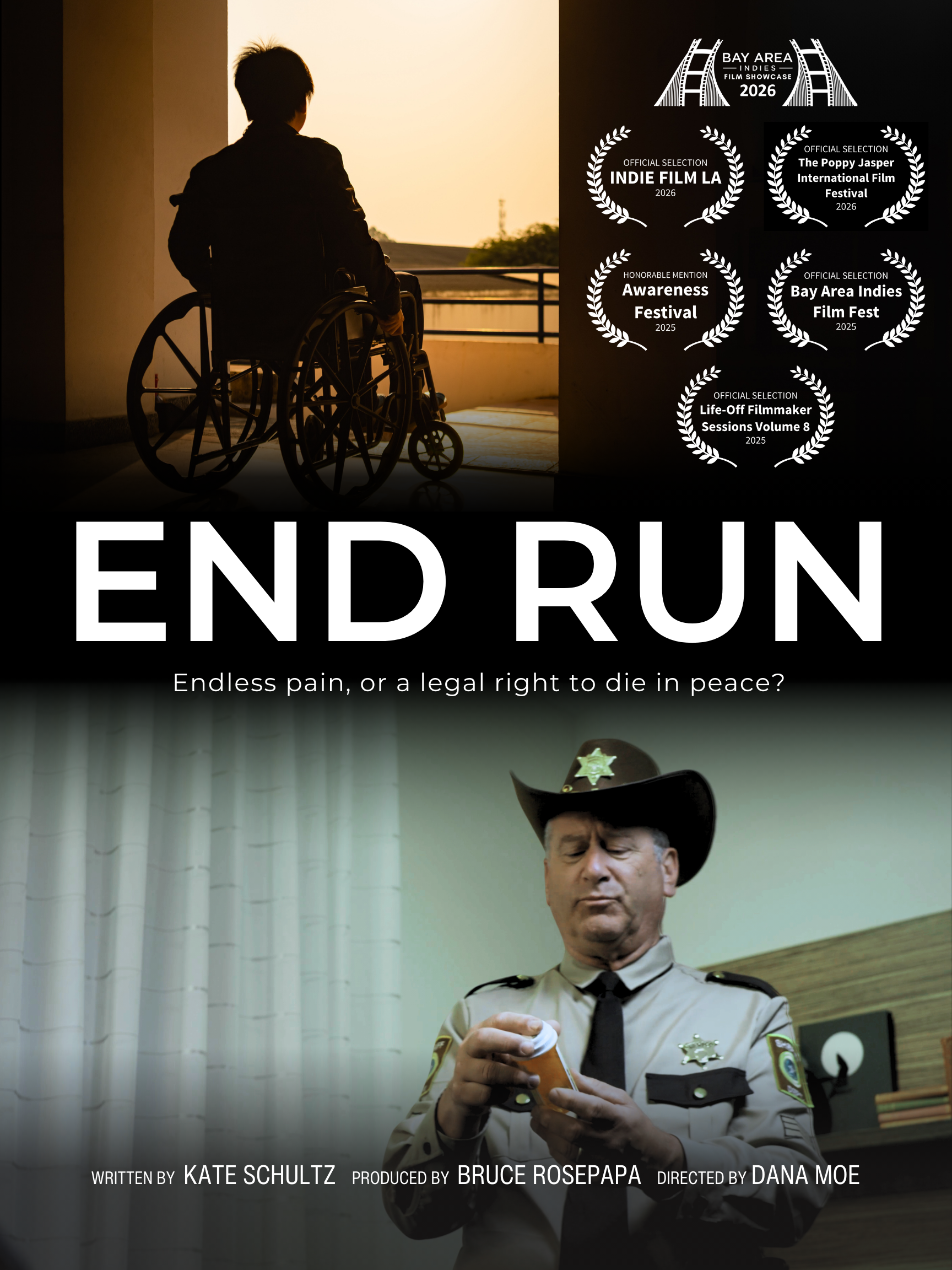 Poster for short film End Run